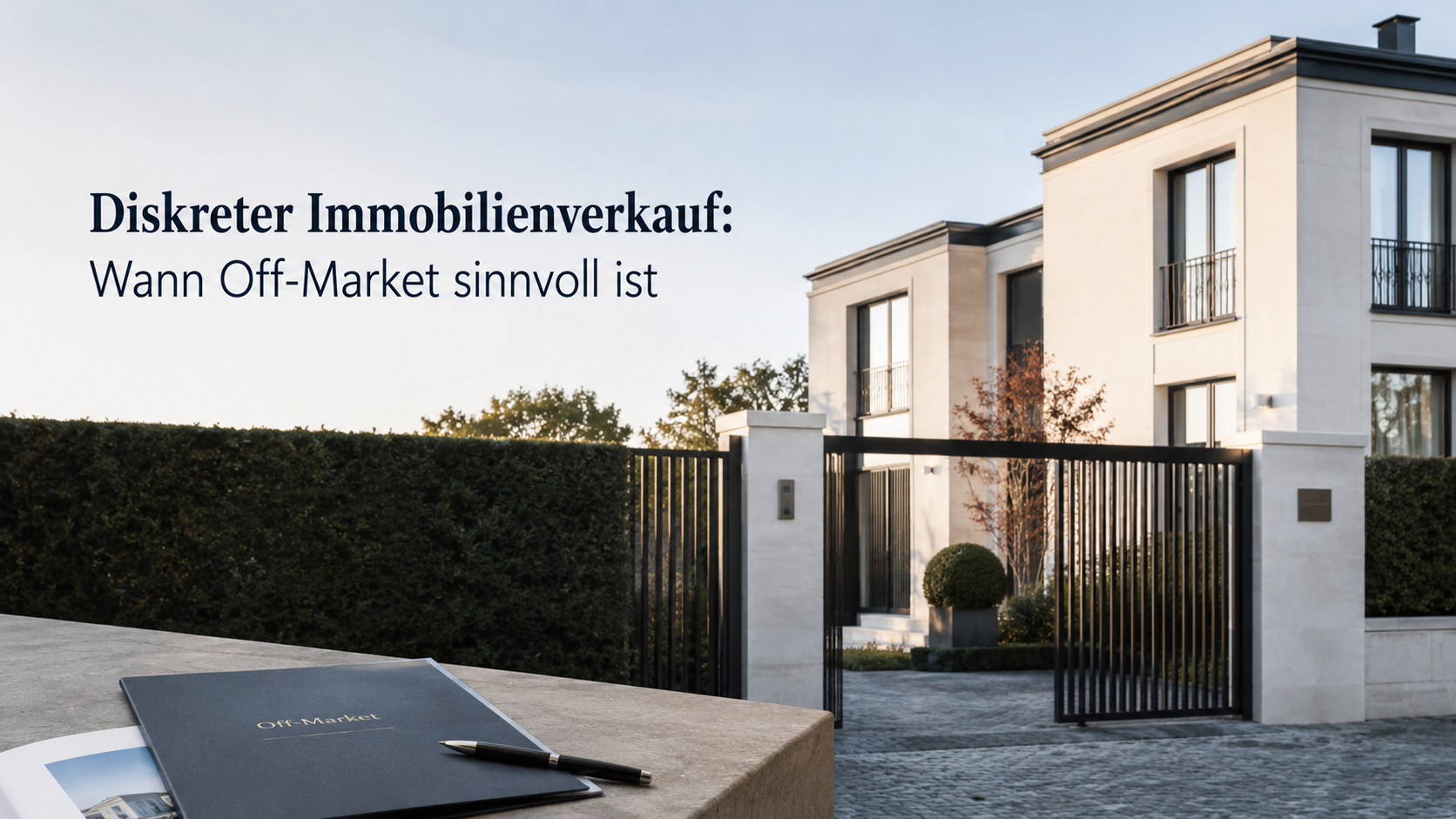 Off-Market Immobilienverkauf diskret