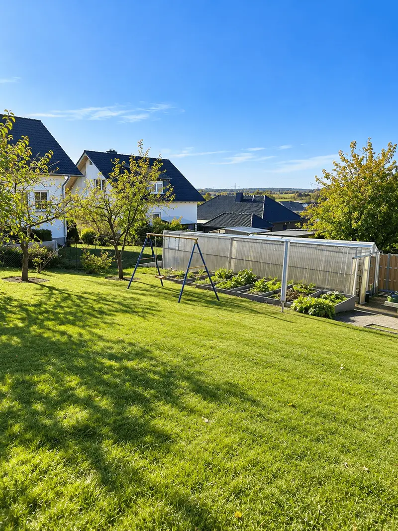 Großzügiger Garten mit Fernblick